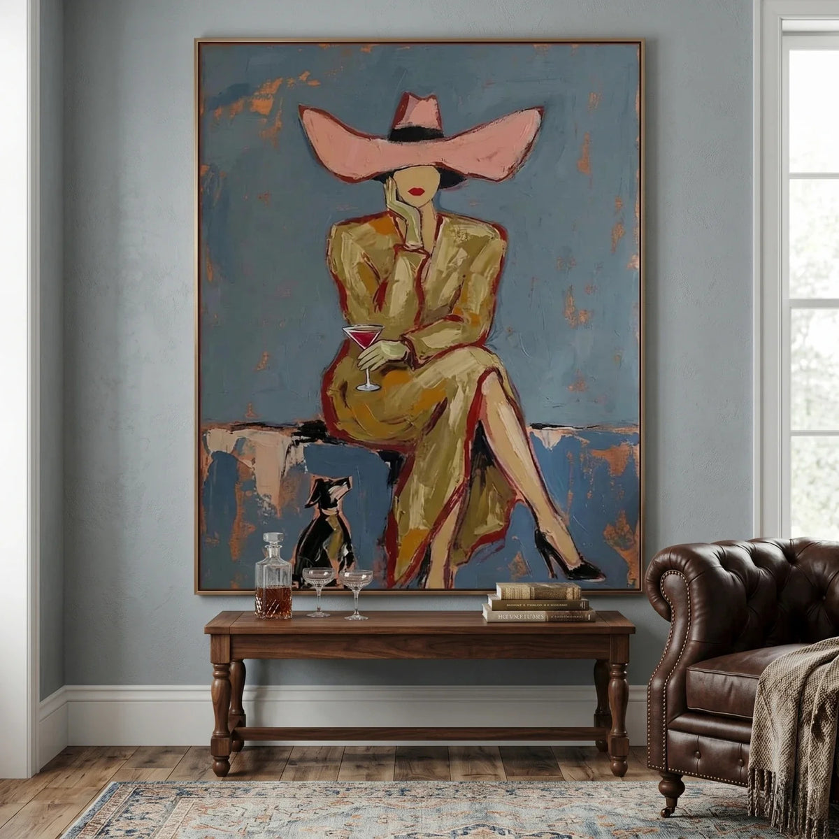 Timeless Blue Portrait