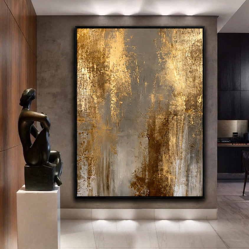 Tableau Contemporain - Gold