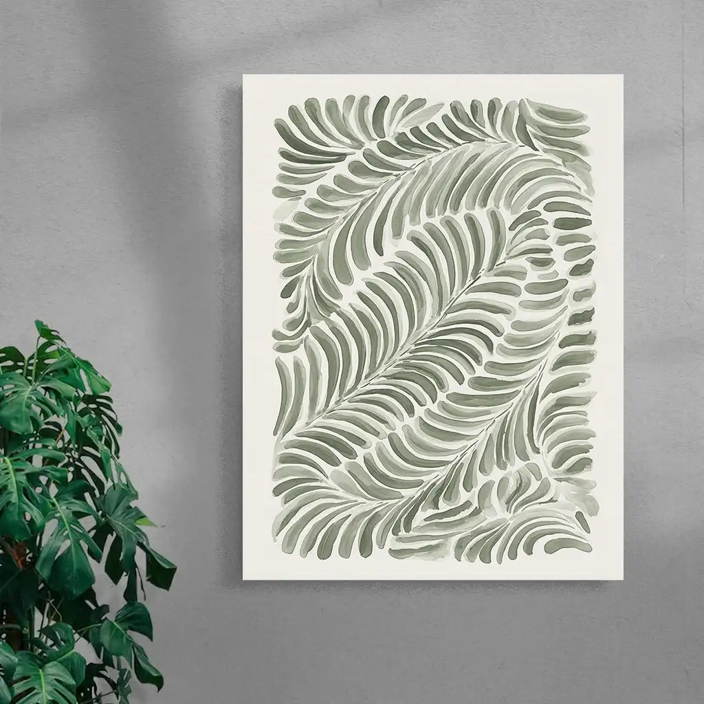 Tableau Botanique - Feuilles d'Olivier