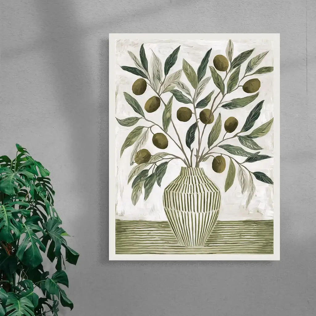 Tableau Botanique - Olive