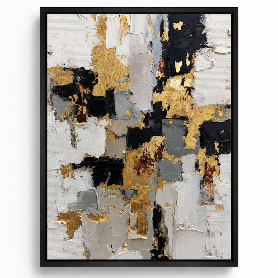 Tableau Contemporain - Golden Texture