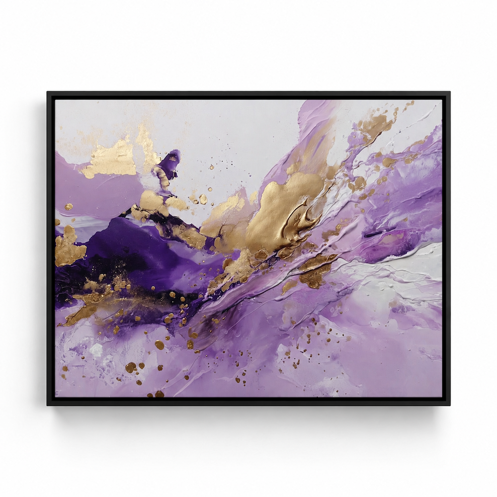 Tableau Contemporain - Golden Purple