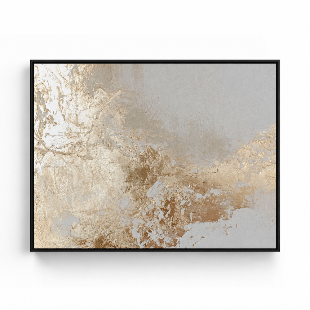 Tableau Contemporain - White Gold