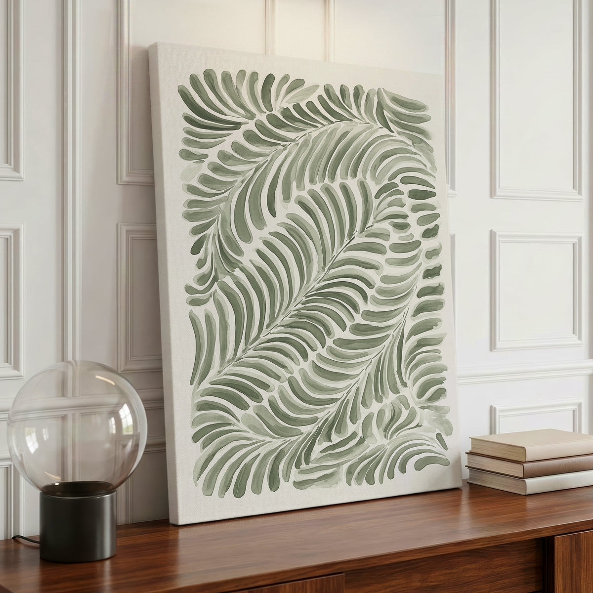 Tableau Botanique - Feuilles d'Olivier