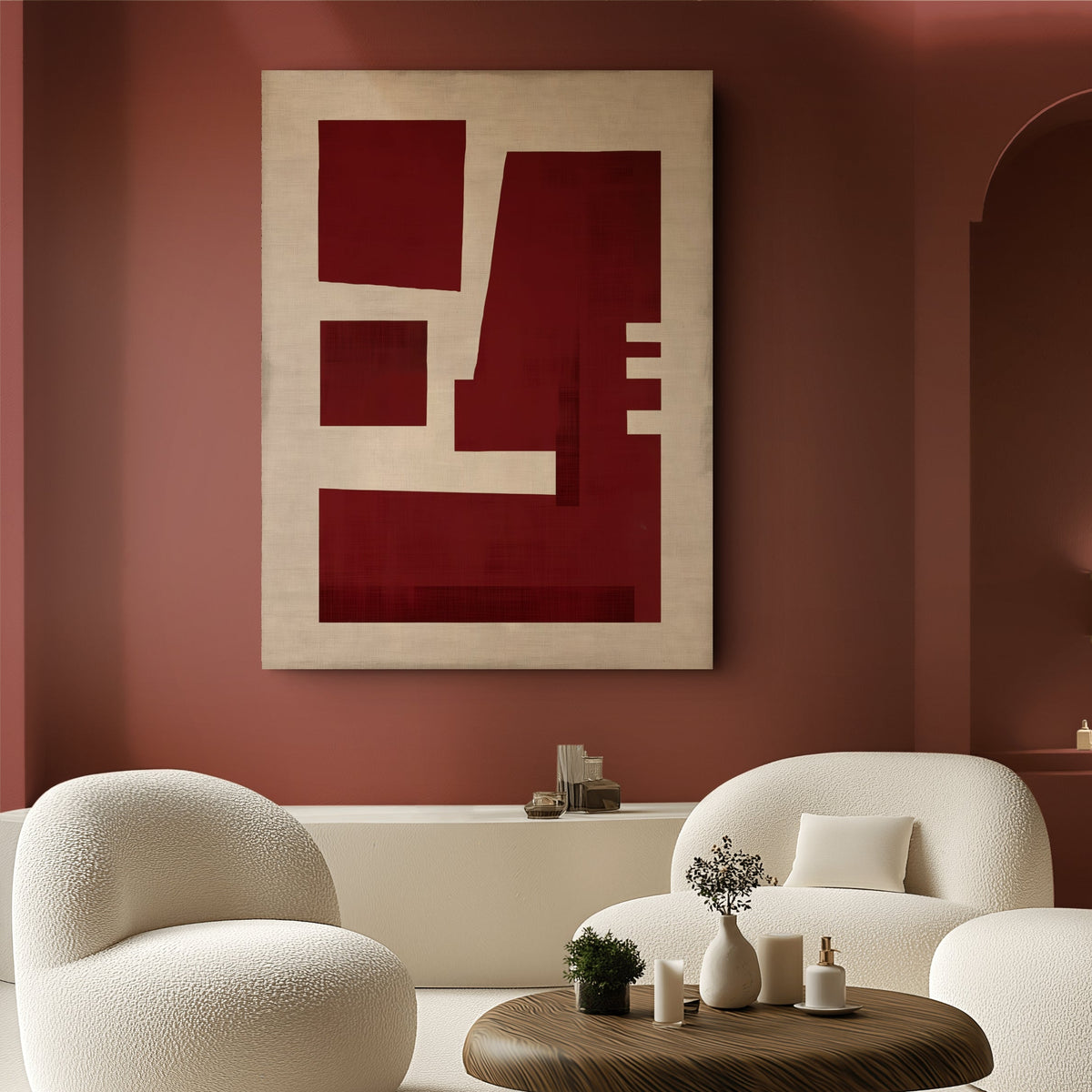 Tableau Abstrait - Shapes