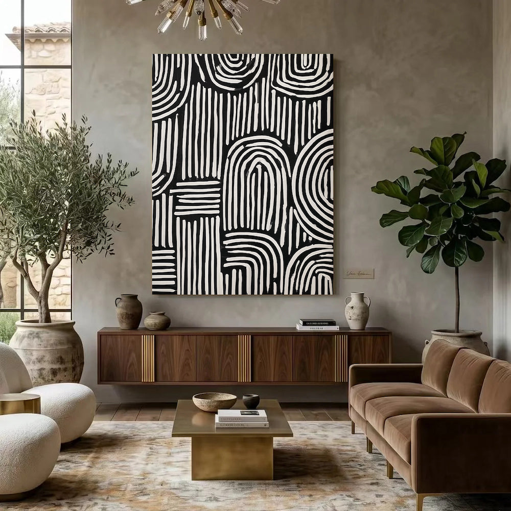 Tableau Minimaliste - Arcade