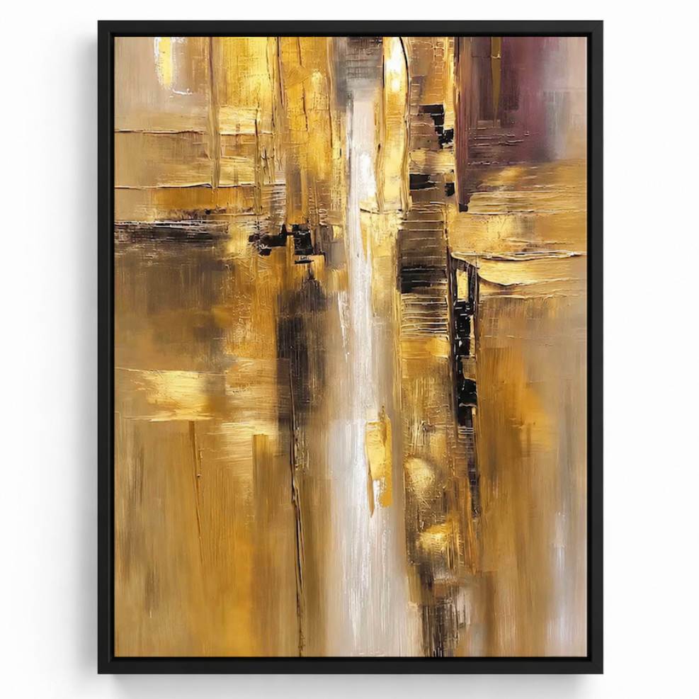 Tableau Contemporain - Golden Aura