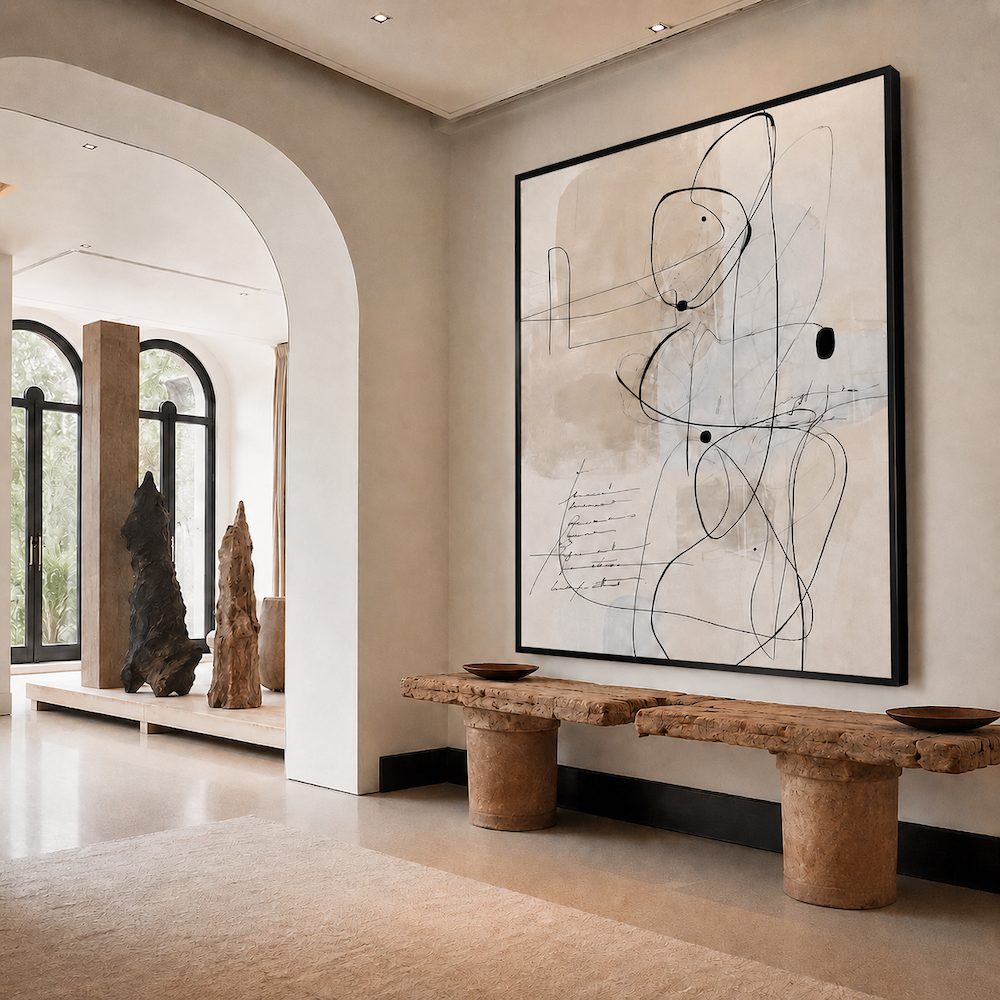 Tableau Minimaliste - Line