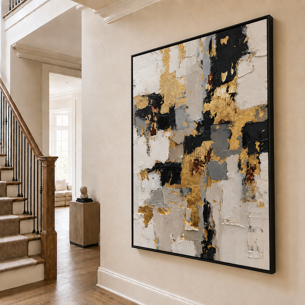 Tableau Contemporain - Golden Texture
