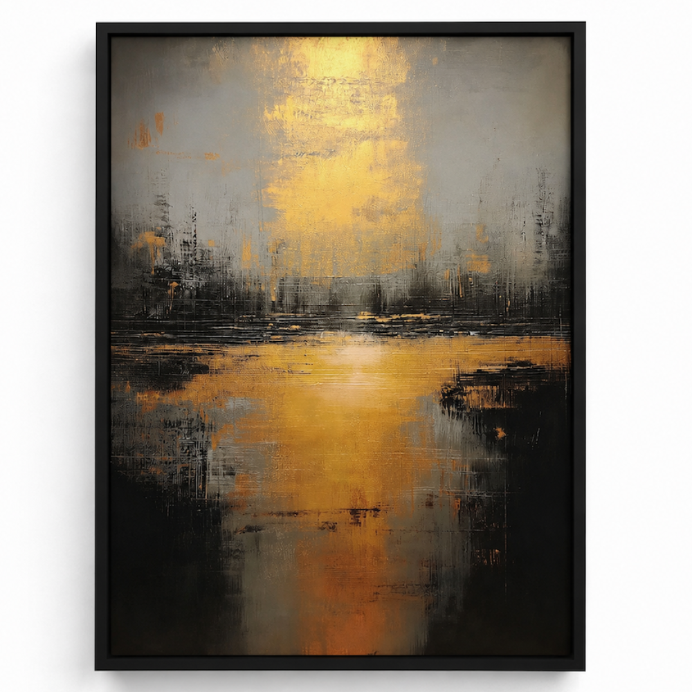 Tableau Contemporain - Dark Sunset