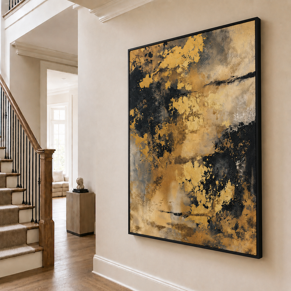 Tableau Contemporain - Gold Light