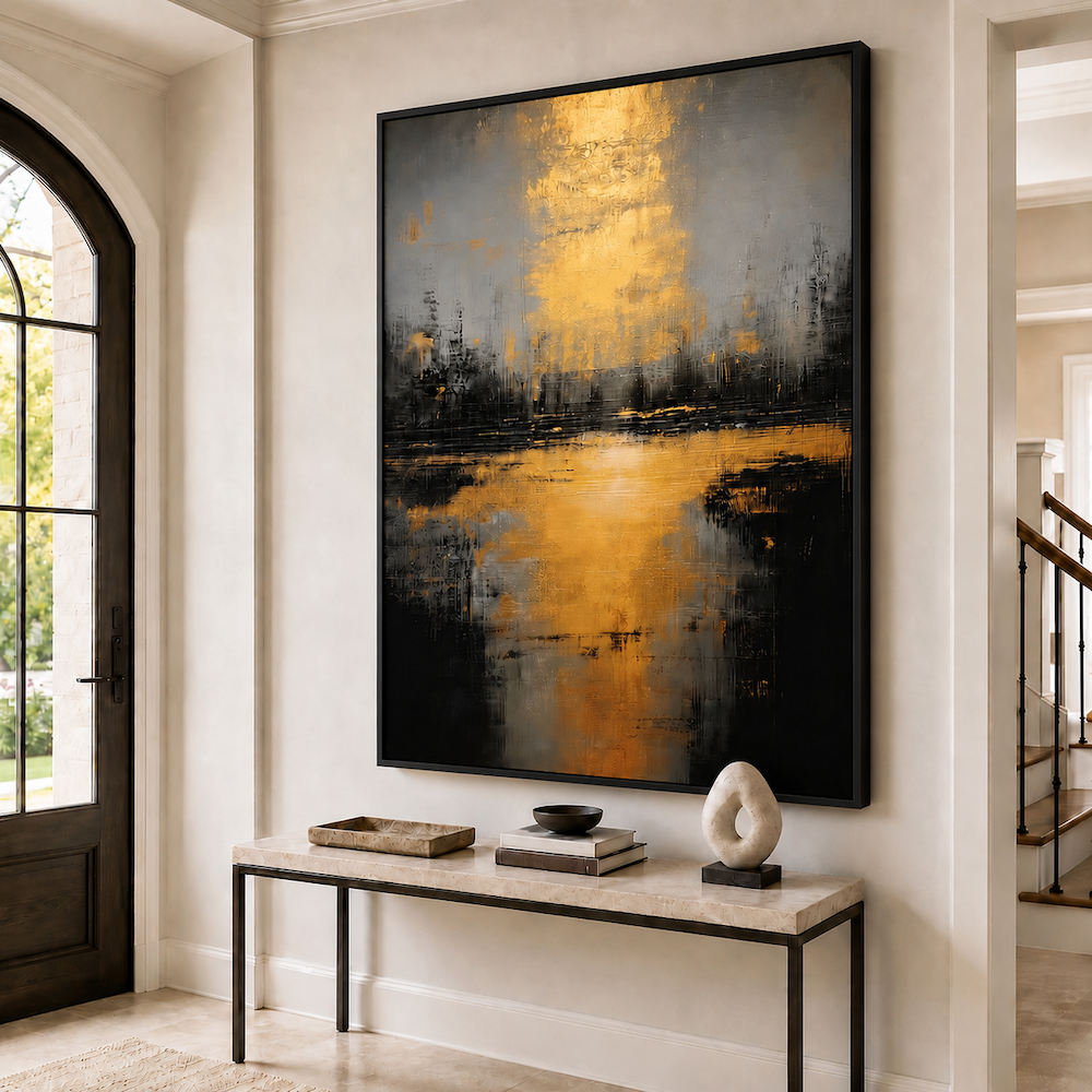Tableau Contemporain - Dark Sunset