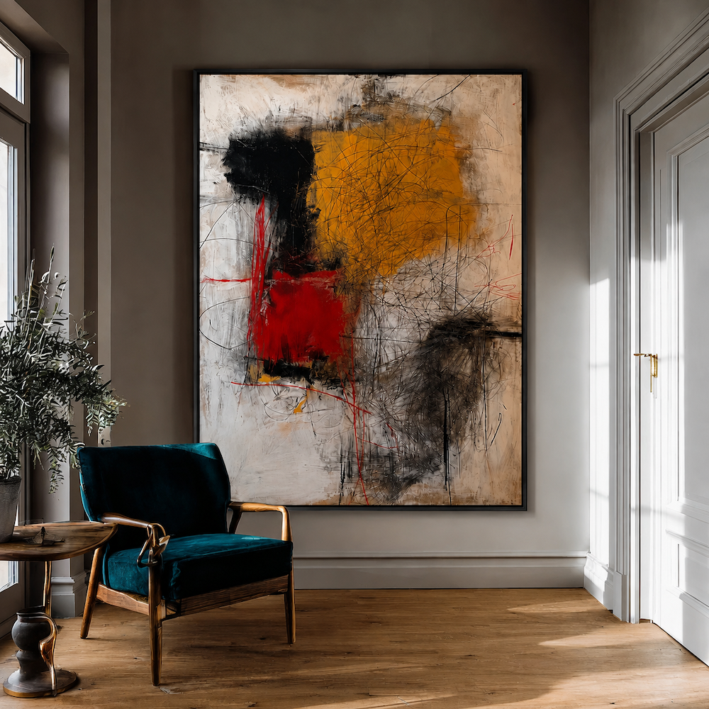 Tableau Abstrait - Chaos